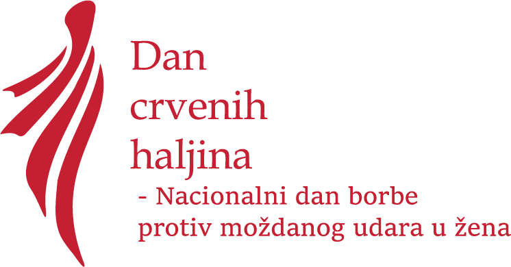 logo žene u crvenom text