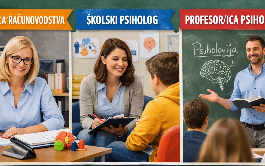 Natječaji za zapošljavanje voditelja računovodstva, školskog psihologa i profesora psihologije